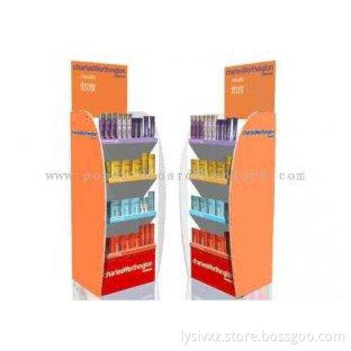 Pop Corrugated Cardboard Display ENTD045 for shampoo or Orn